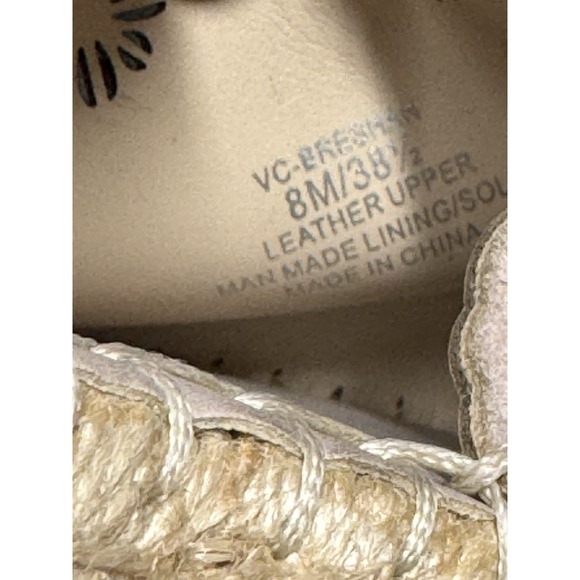Vince Camuto Breshar Espadrilles Women's Size 8 M Leather And Suede - Picture 13 of 15